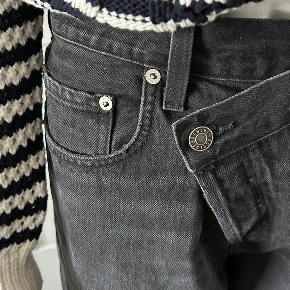 Agolde Criss Cross Straight Leg Jeans - Picture 9 of 10